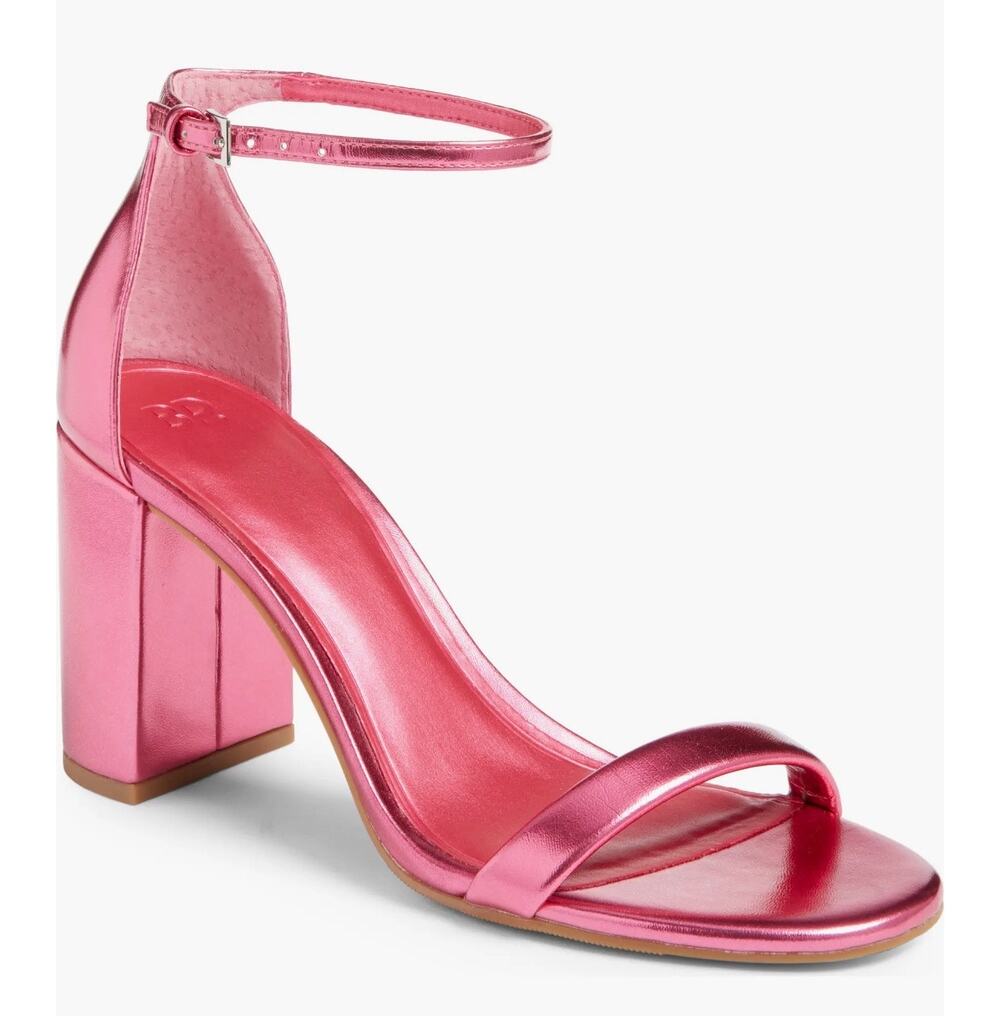 BP Livia Ankle Strap Sandal in Pink Fuchsia NWOT women’s size 8.5. NWOT